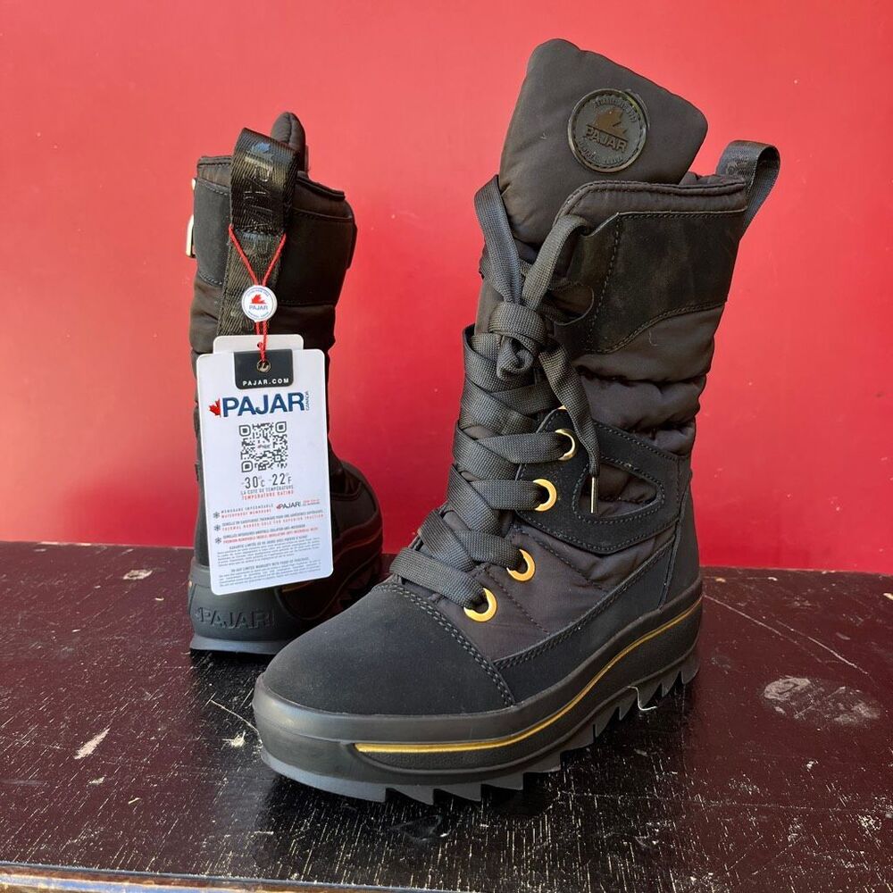 Pajar Tyra High Snow Boots 39 NWT Waterproof -22°F Après Ski Puffer